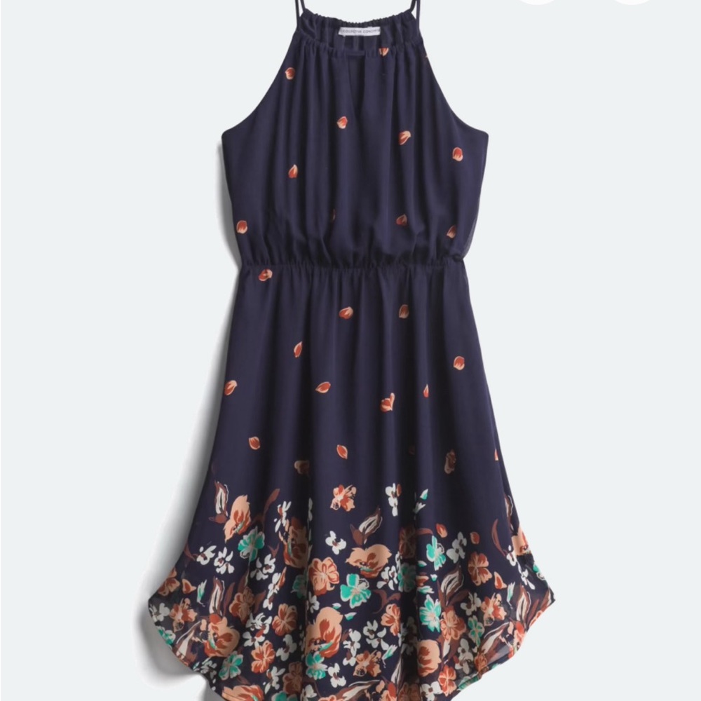 Collective Concepts Navy Floral Dress